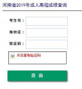2019河南成人高考成绩查询入口已开通www.heao.gov.cn