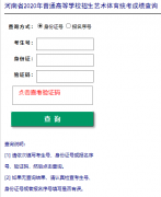 2020年河南编导制作类统考成绩查询入口http://www.heao.gov.cn